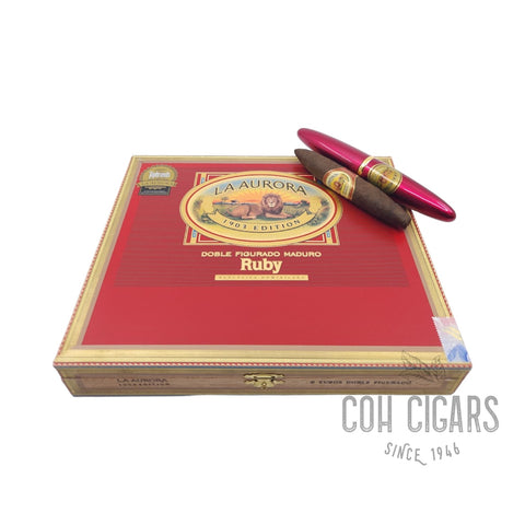 La Aurora Cigar | Preferido Ruby Tube  | Box 8