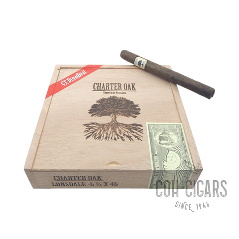 Charter Oak Cigars | Maduro Lonsdale  | Box 20