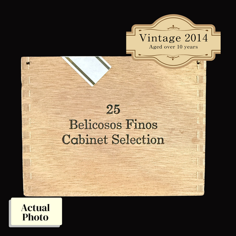 Vintage 2014 | Bolivar Belicosos Finos SLB  | Box 25 (Box Code: ULA ABR 14)