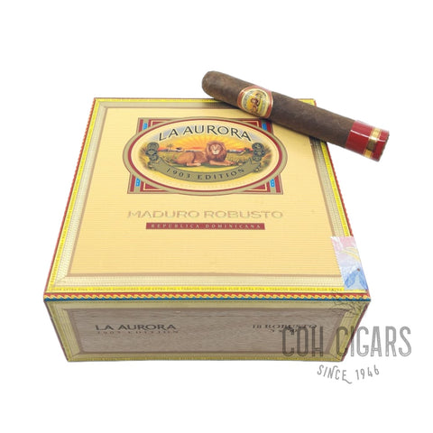 La Aurora Cigar | 1903 Edition Maduro Robusto  | Box 18