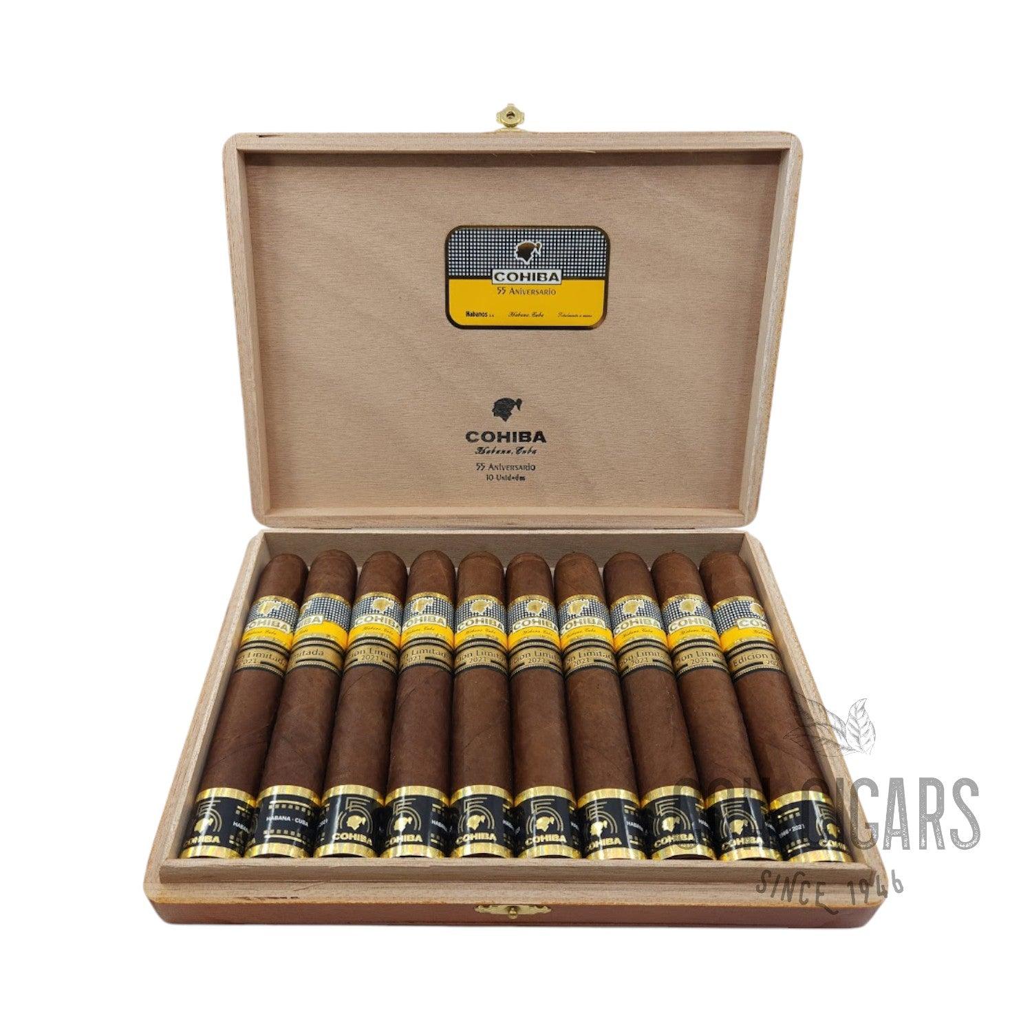 55 Aniversario 10 Unidades (Edicion Limitada 2021) | Box 10 | Cohiba cigar - HK CohCigars