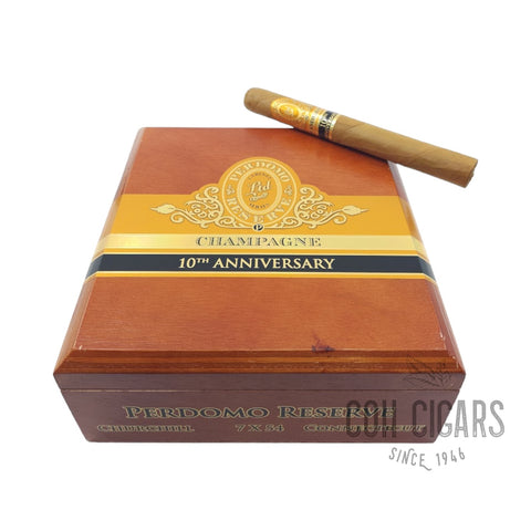 Perdomo Cigar | Reserve 10th Anniversary Champagne Churchill  | Box 25