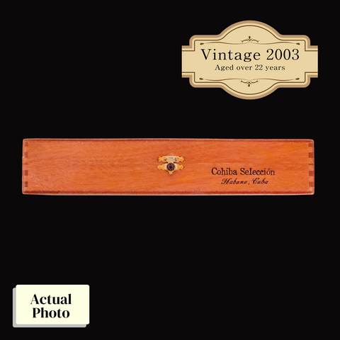 Vintage 2003 | Cohiba Seleccion Reserva  | Box 30 (Box Code: OSU ENE 03)