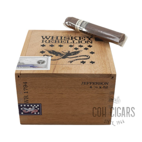 Roma Craft Cigar | Intemperance Whiskey Rebellion Jefferson  | Box 24