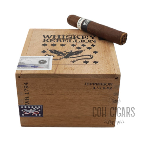 Roma Craft Cigar | Intemperance Whiskey Rebellion Jefferson  | Box 24