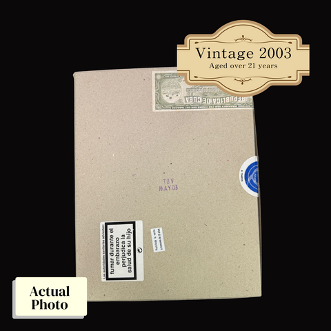 Vintage 2003 | H.Upmann Sir Winston  | Box 25 (Box Code: TOV MAY 03)