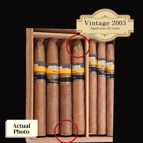 Vintage 2003 | Cohiba Seleccion Reserva  | Box 30 (Box Code: OSU ENE 03)