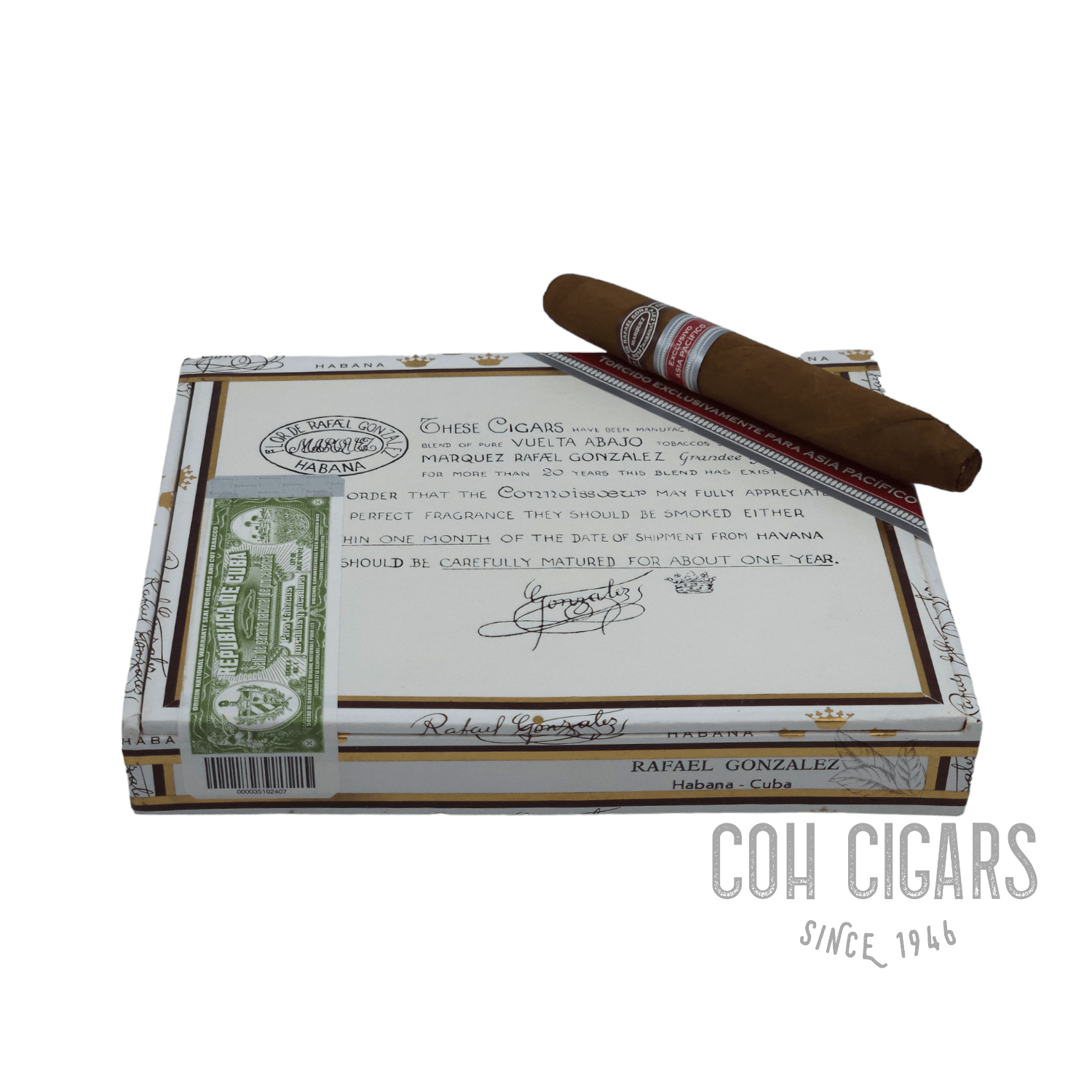88 RE Asia Pacifico 2016 | Box 10 | Rafael Gonzalez Cigars - HK CohCigars -雪茄