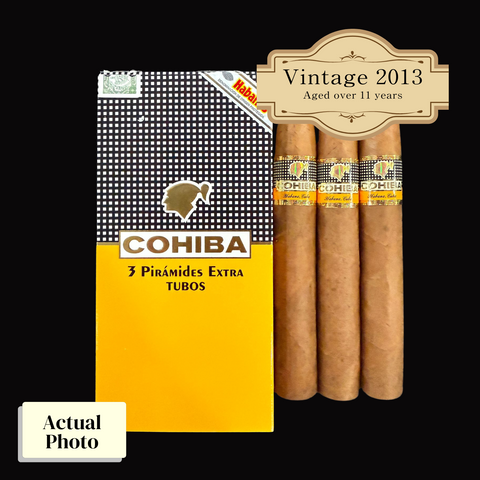 Vintage 2013 | Cohiba Piramides Extra A/T  | Box 15 (Box Code: AME OCT 13)