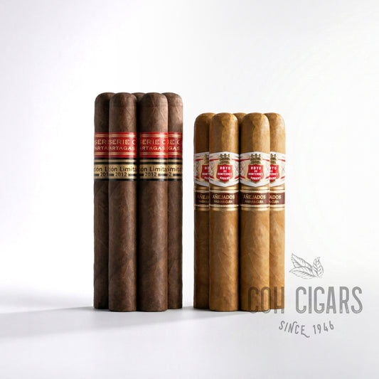 5pk Partagas Serie C No.3 EL 2012 + 5pk Hoyo de Monterrey Hermosos No.4 Anejados | 10s | Combo Cigars Pack