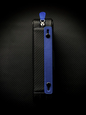 PROJECTCARBON | DRI CARBON SERIES - CARBON FIBER BLUE DESIGN TRAVEL CASE