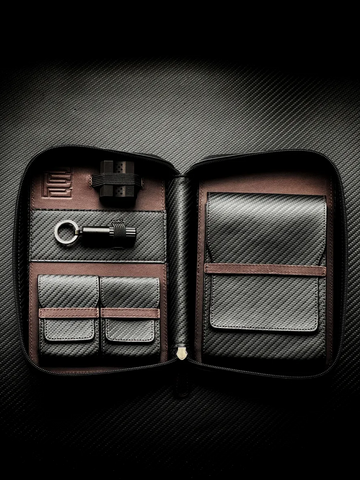 PROJECTCARBON | DRI CARBON SERIES - CARBON FIBER BROWN DESIGN TRAVEL CASE
