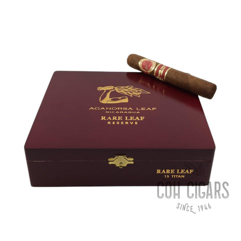 Aganorsa Leaf Cigar | Rare Leaf Reserve Titan | Box 15 - HK CohCigars