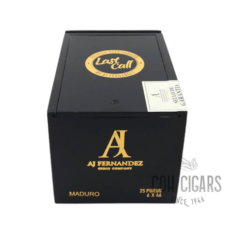 AJ Fernandez Cigar | Last Call Maduro Flaquitas | Box 25 - hk.cohcigars