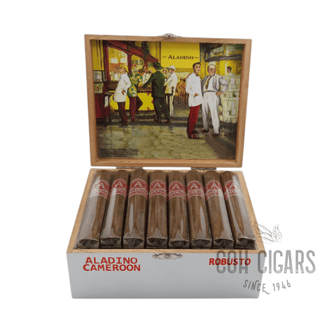 Aladino Cigar | JRE Tobacco Farm Cameroon Robusto | Box 24 - hk.cohcigars