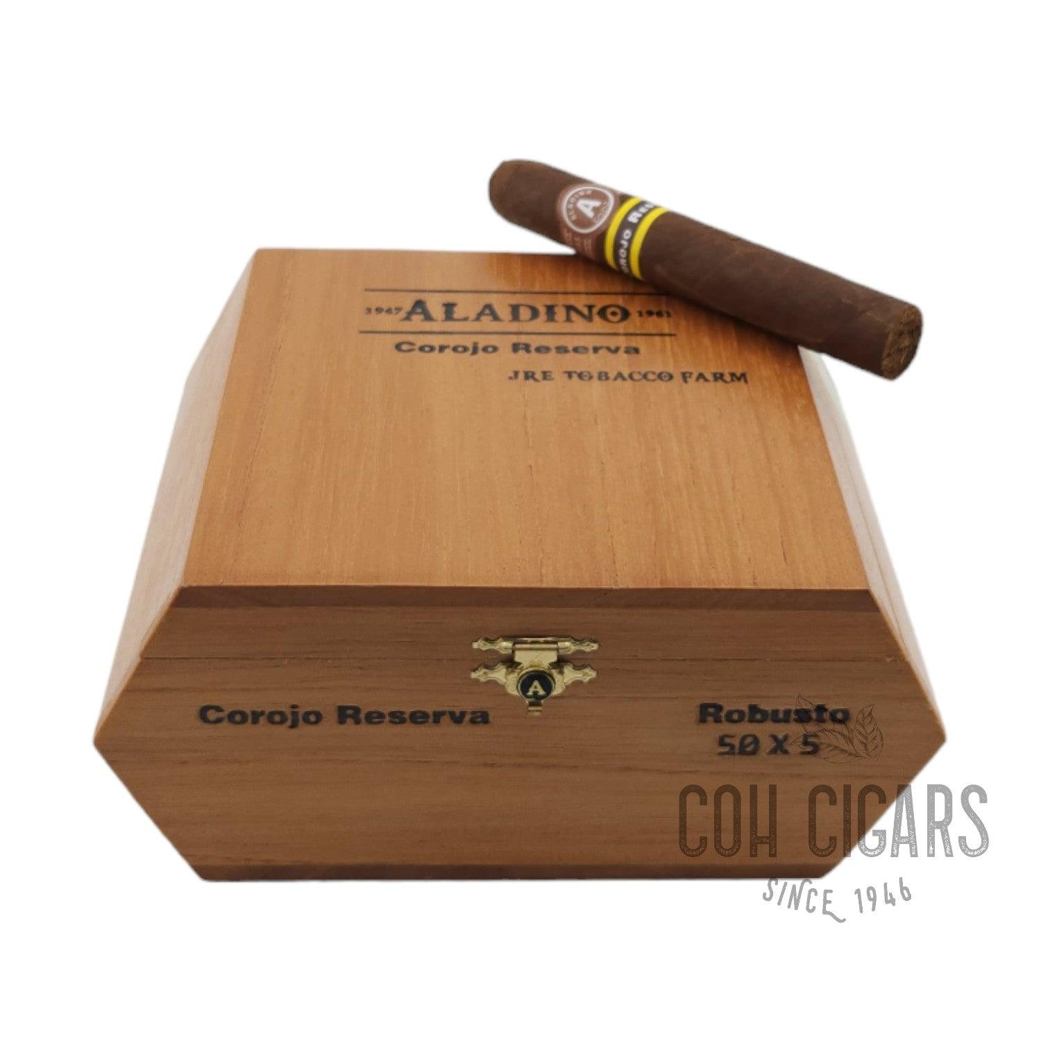 Aladino Cigar | JRE Tobacco Farm Corojo Reserva Robusto | Box 20 - hk.cohcigars