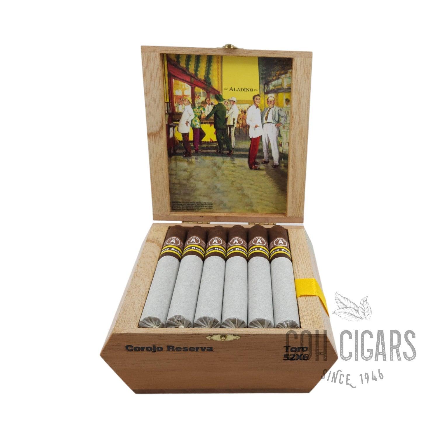Aladino Cigar | JRE Tobacco Farm Corojo Reserva Toro | Box 20 - hk.cohcigars