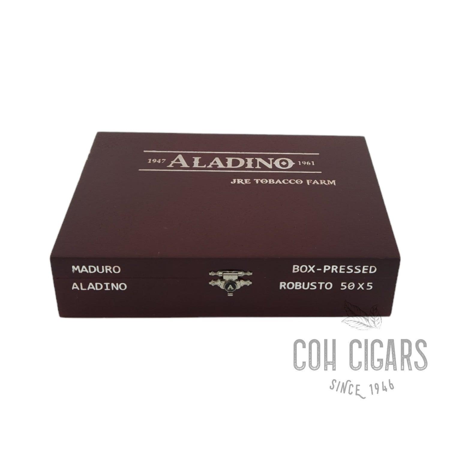 Aladino Cigar | JRE Tobacco Farm Maduro Box Pressed Robusto | Box 20 - hk.cohcigars