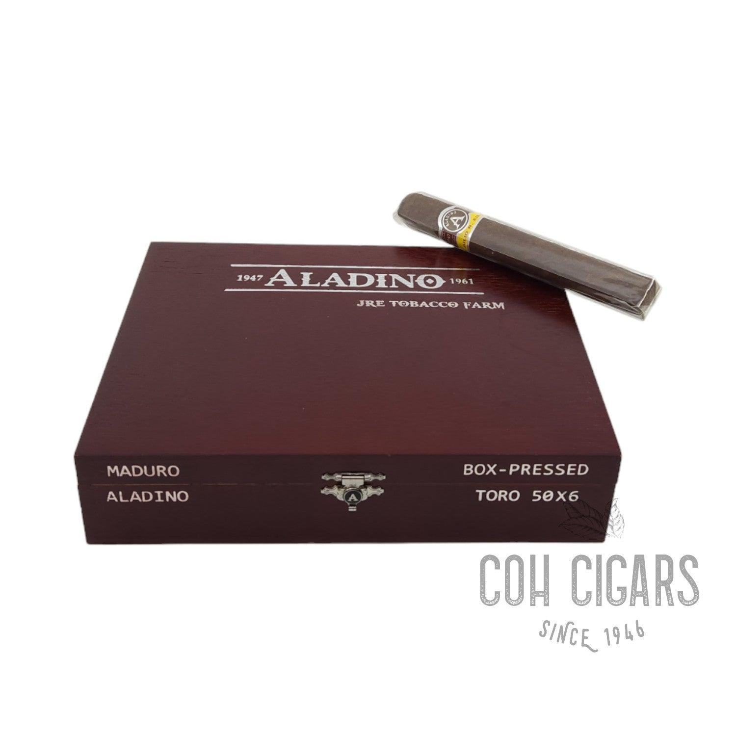 Aladino Cigar | JRE Tobacco Farm Maduro Box Pressed Toro | Box 20 - hk.cohcigars