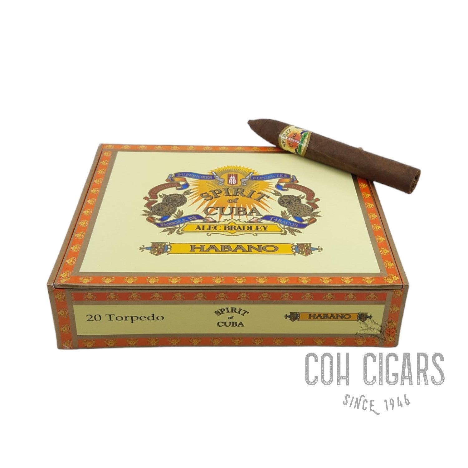 Alec Bradley Cigar | Spirit of Cuba Torpedo Habano | Box 20 - HK CohCigars