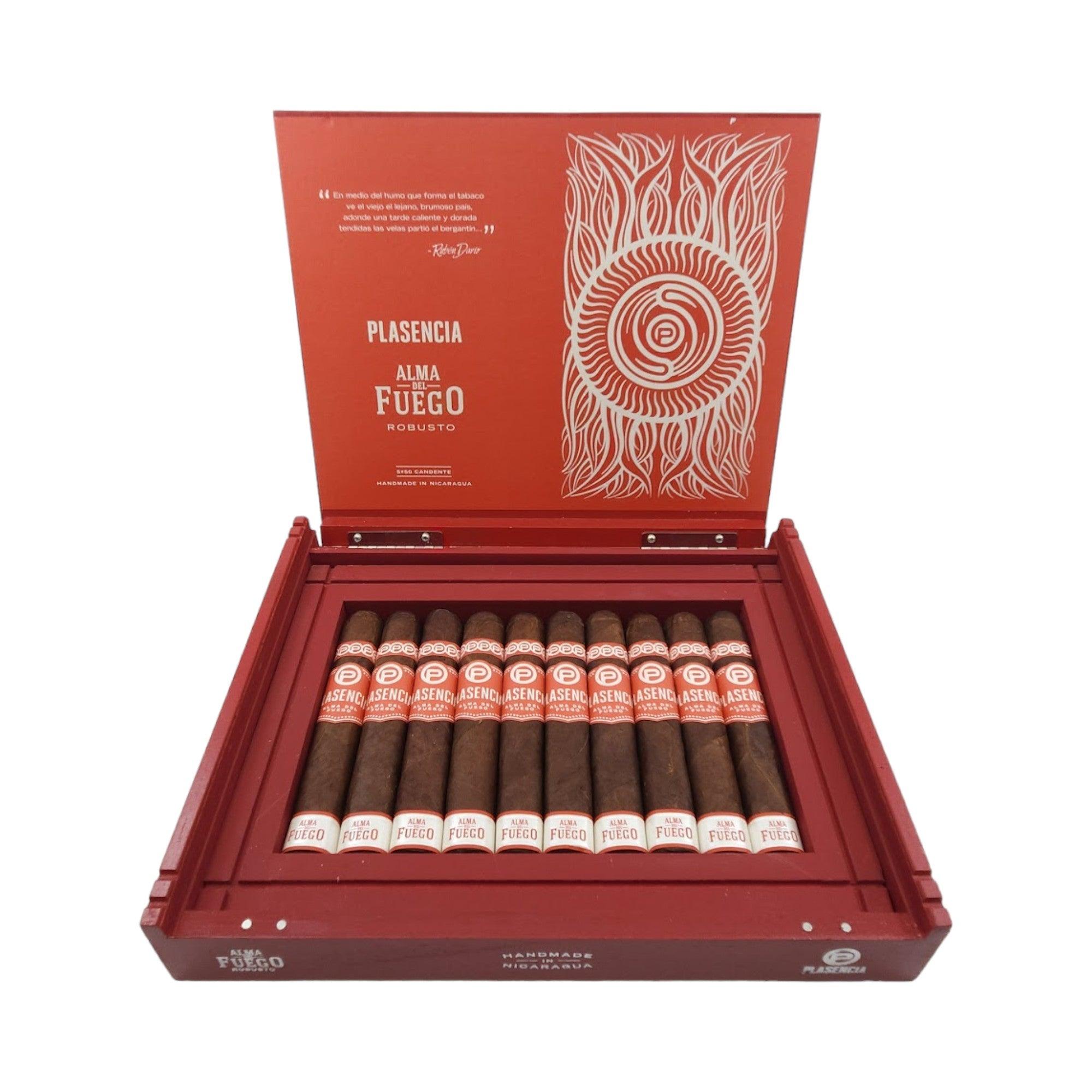 Alma Del Fuego Candente Robusto | Box 10 | Plasencia cigar - HK CohCigars