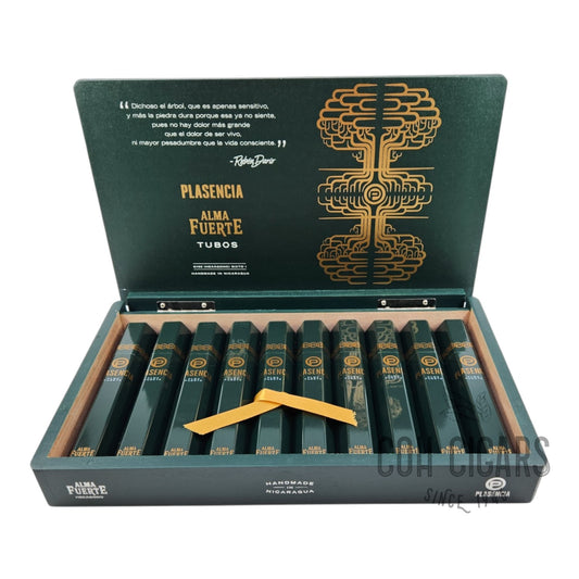 Alma Fuerte Sixto I Hexagono Tubos | Box 10 | Plasencia Cigars