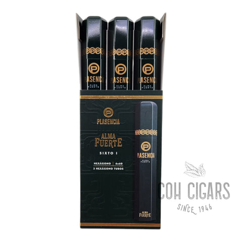 Alma Fuerte Sixto I Hexagono Tubos | Box 3 | Plasencia Cigars