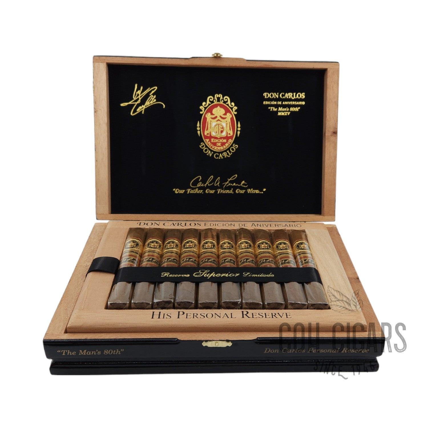 Arturo Fuente Cigar | Don Carlos Edicion De Aniversario The Man's 80th MMXV | Box 20 - HK CohCigars