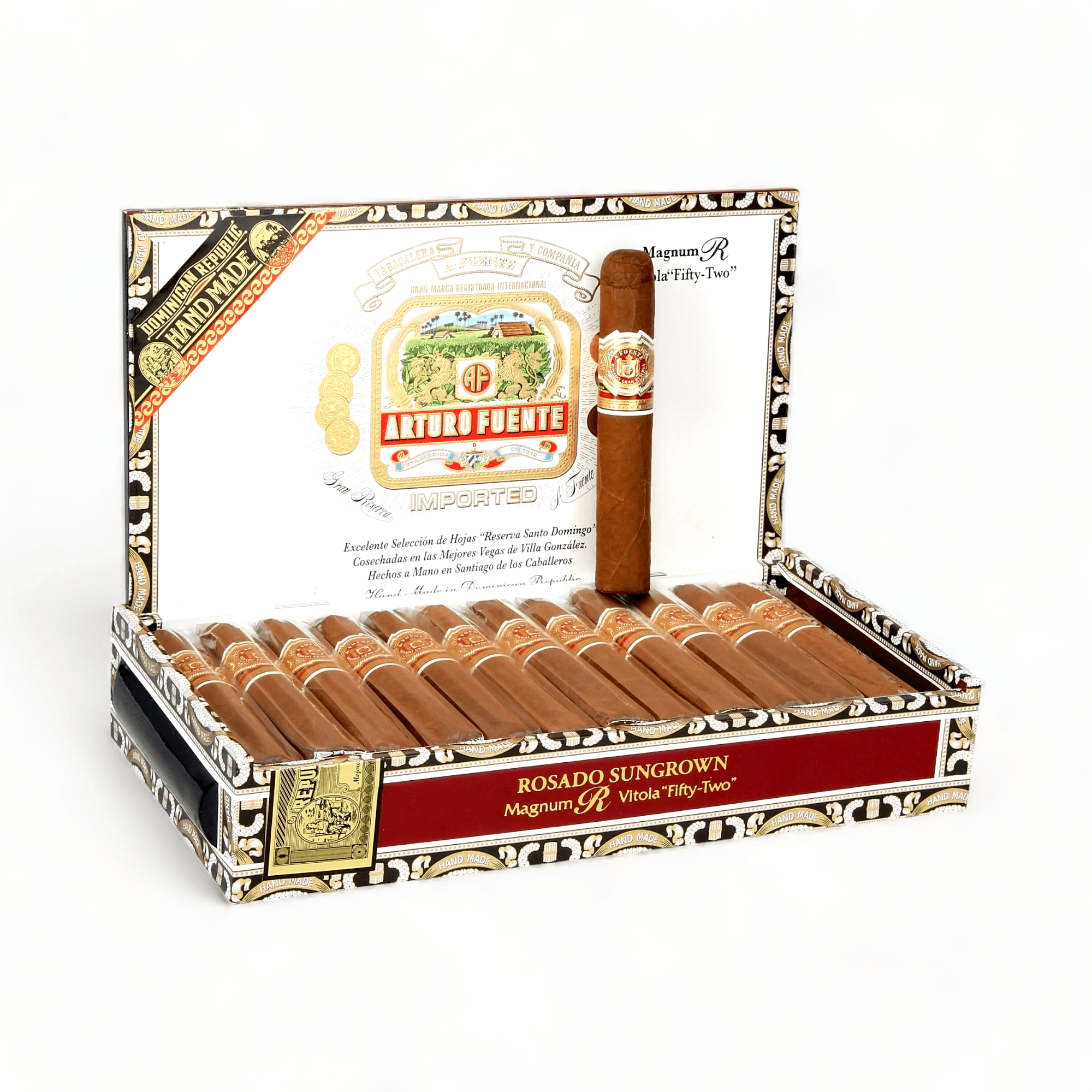 Arturo Fuente Cigars | Magnum R Rosado Sungrown | Vitola 52 | Box of 25 - hk.cohcigars