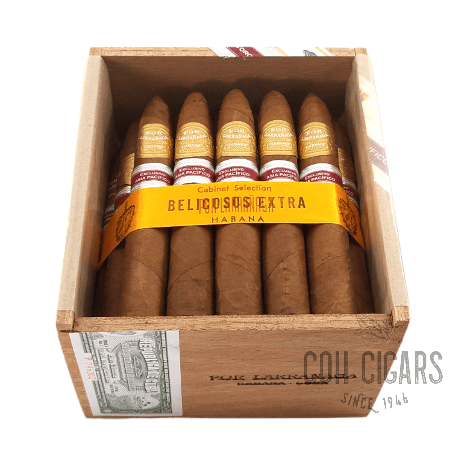 Belicosos Extras Regional Release Asia Pacifico 2008 | Box 25 | Por Larranaga cigar - HK CohCigars