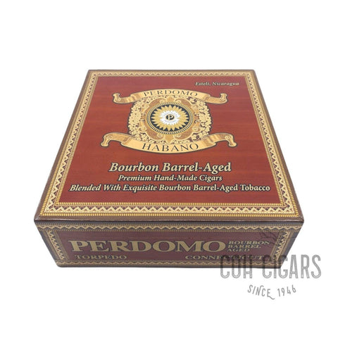 Bourbon Barrel Aged Connecticut Torpedo | Box 24 | Perdomo cigar - HK CohCigars