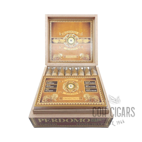 Bourbon Barrel Aged Connecticut Torpedo | Box 24 | Perdomo cigar - HK CohCigars