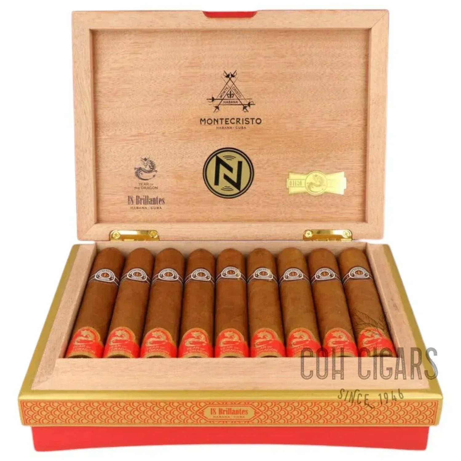 Brillantes Year Of The Dragon | Box 18 | Montecristo Cigars - HK CohCigars -雪茄