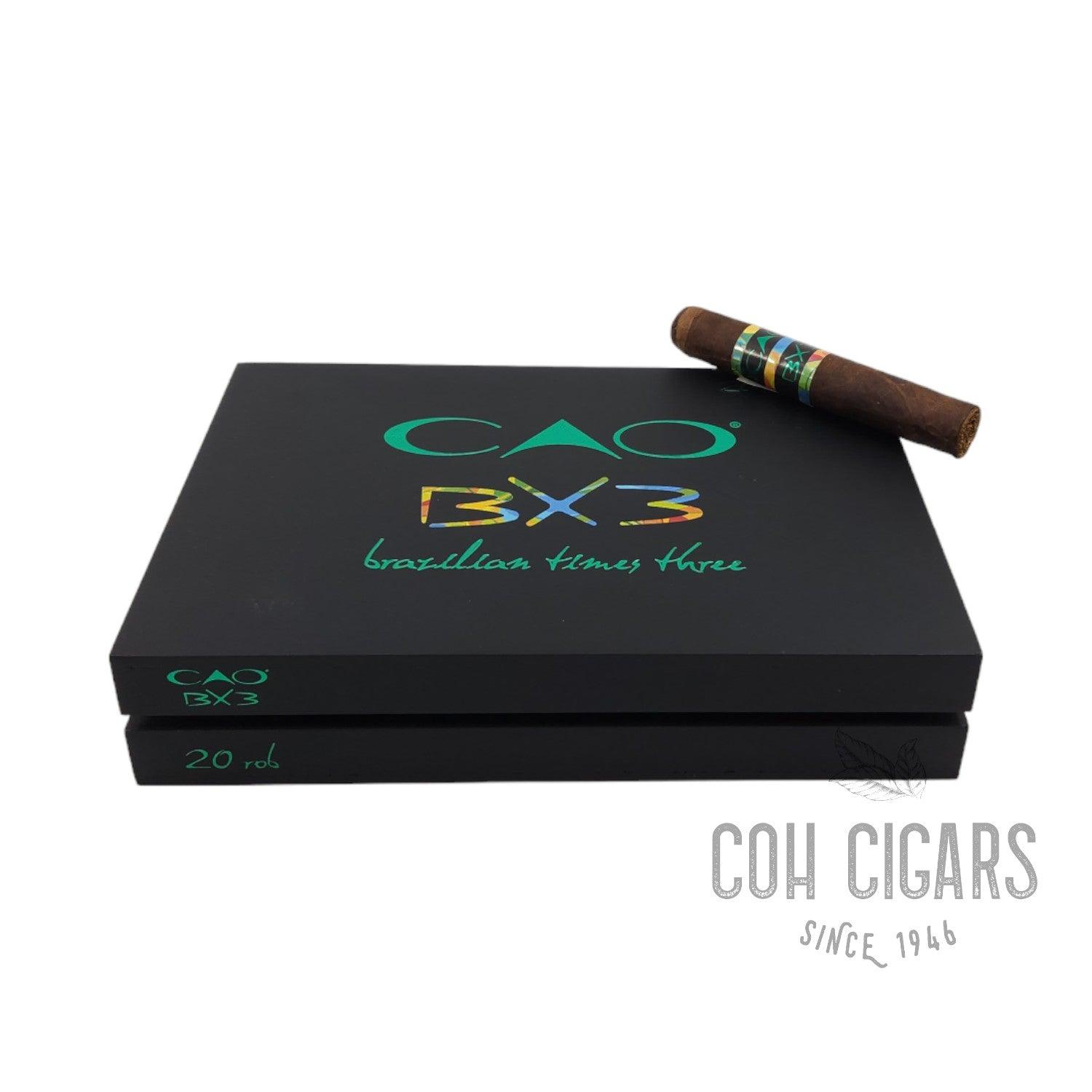 CAO Cigar | BX3 Brazilian Times Three Rob (Robusto) | Box 20 - HK CohCigars