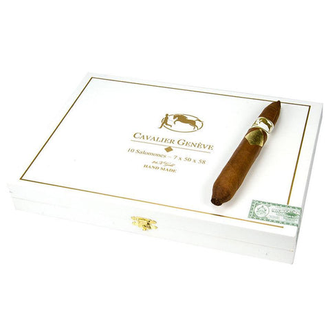 Cavalier Geneve Cigar | White Series Salamones | Box of 10 - hk.cohcigars