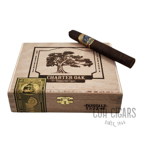 Charter Oak CT Broadleaf Pasquale | Box 12 | Foundation Cigars Cigars