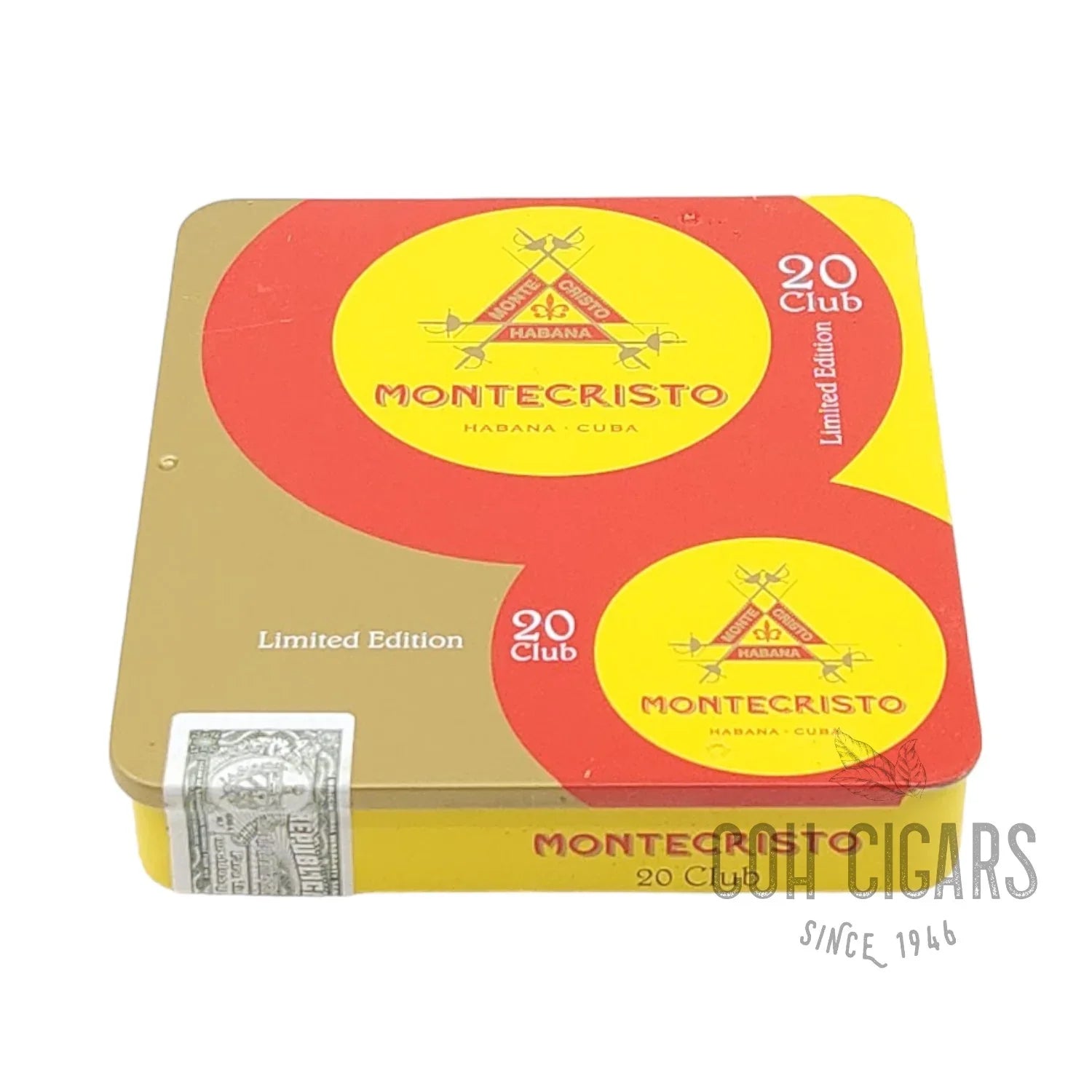 Club Limited Edition Tin | Box 20x5 | Montecristo Cigars - HK CohCigars -雪茄