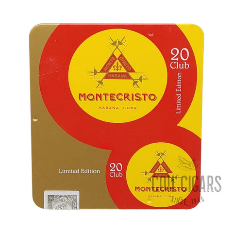 Club Limited Edition Tin | Box 20x5 | Montecristo Cigars - HK CohCigars -雪茄