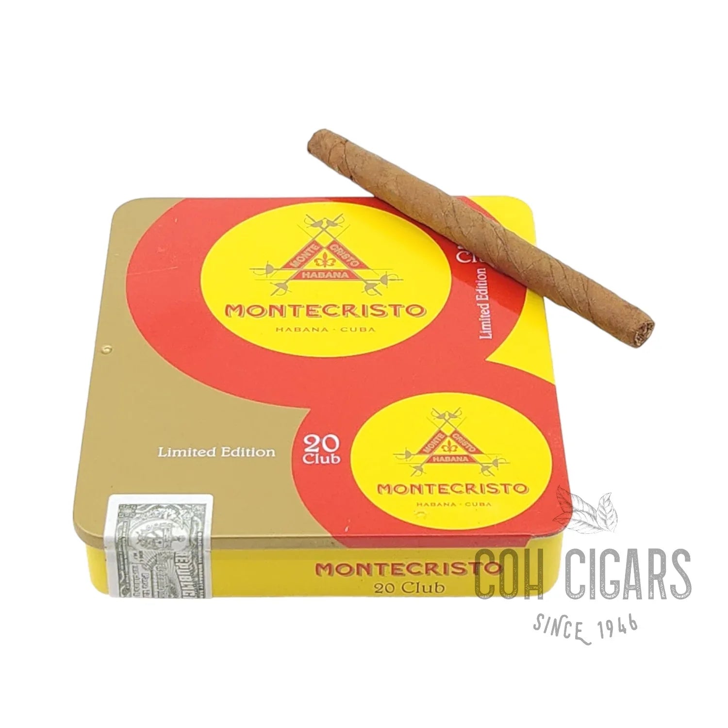 Club Limited Edition Tin | Box 20x5 | Montecristo Cigars - HK CohCigars -雪茄