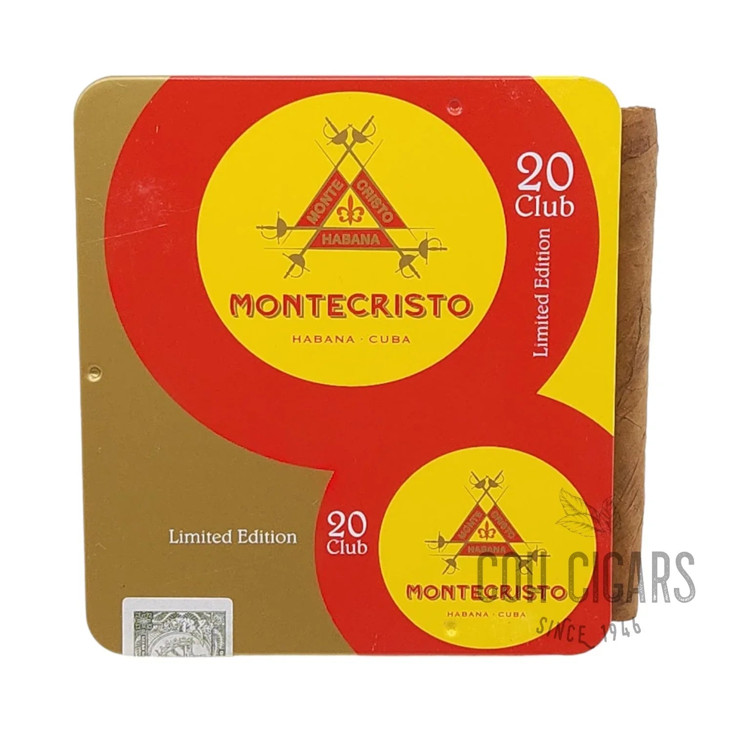 Club Limited Edition Tin | Box 20x5 | Montecristo Cigars - HK CohCigars -雪茄