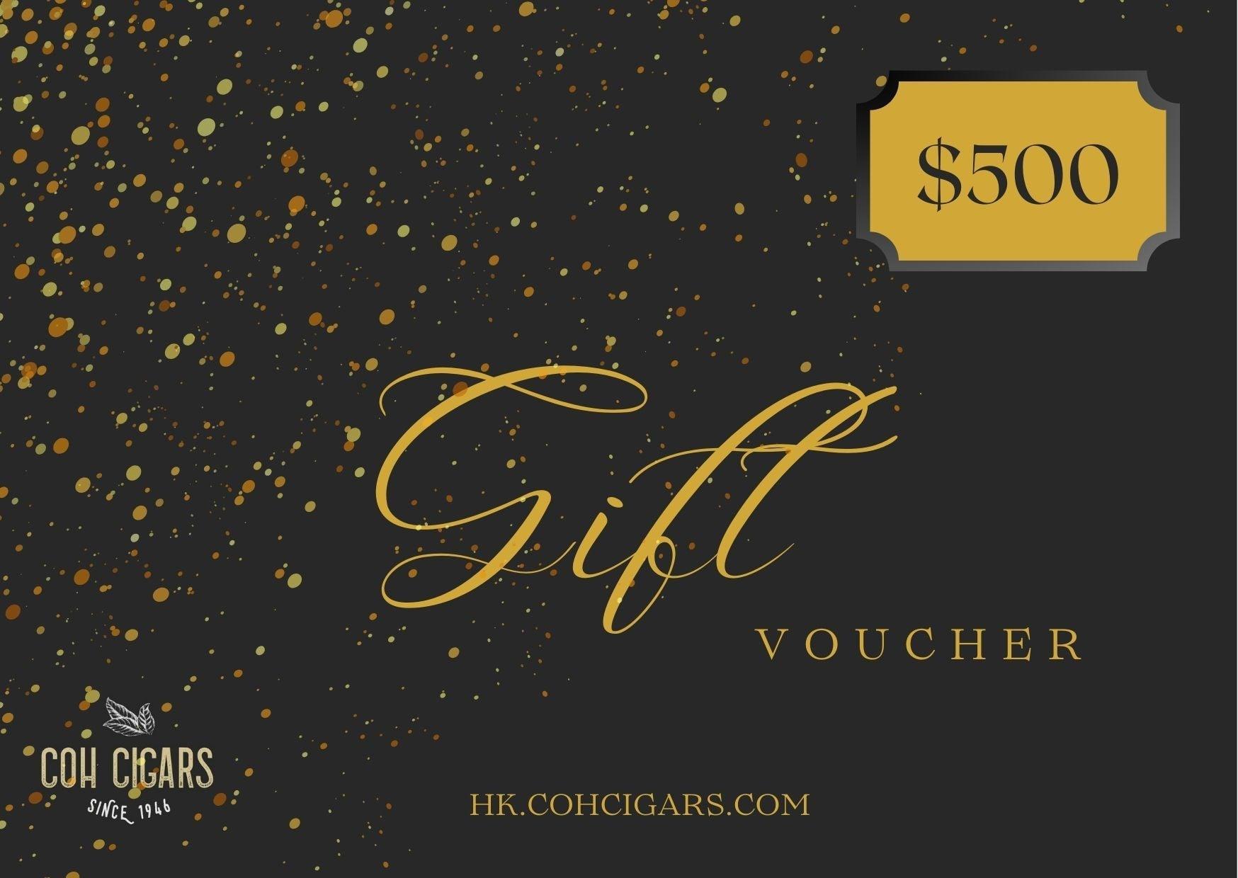 CoH HK Gift Card $500 - hk.cohcigars