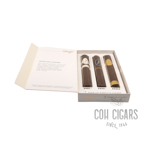Davidoff Cigar | Inspirational Robusto Assortment (MB Robusto, Nicaragua Robusto, Puro D'Oro Magnificos) | Box 3 - hk.cohcigars