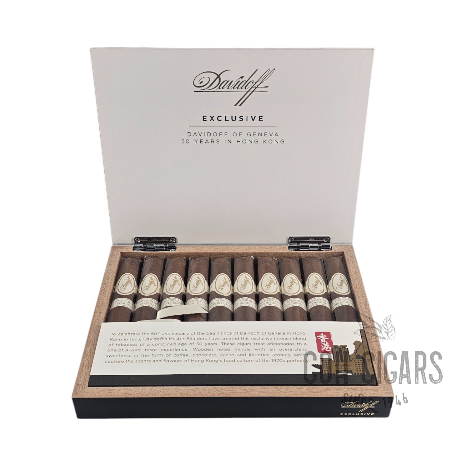 Davidoff Exclusive Hong Kong 50 Years Limited Edition 2025 - 10's - HK CohCigars -雪茄