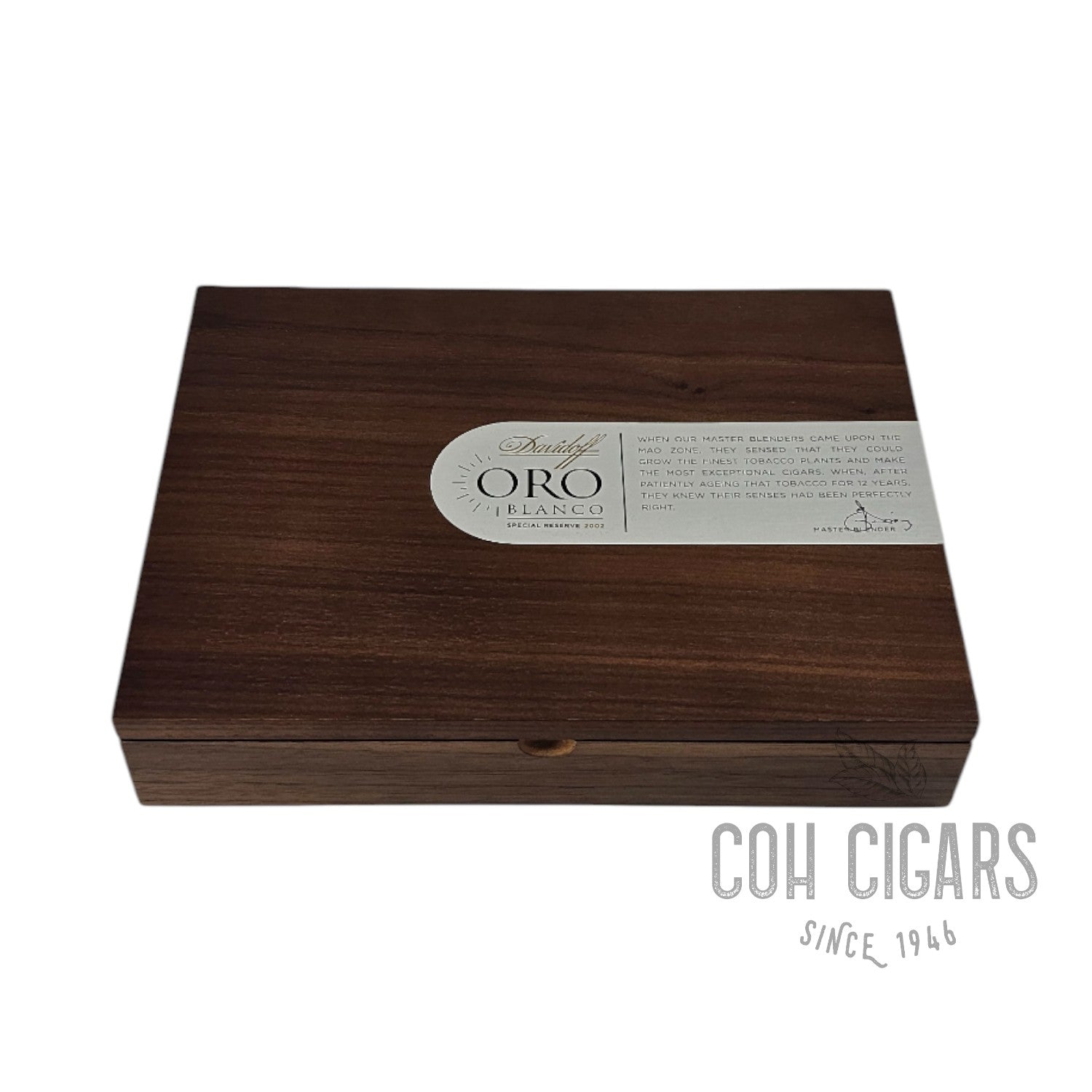 Davidoff Oro Blanco Special Reserve 2002 (Original Release) | Box 10 | Davidoff cigar - HK CohCigars -雪茄