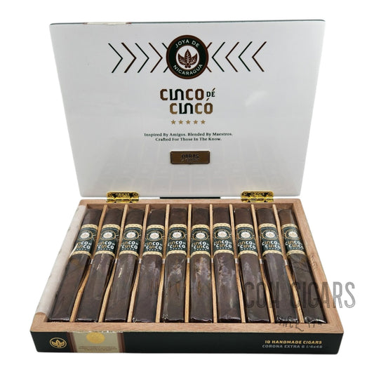 De Nicaragua Cinco De Cinco Obras Maestras Corona Extra | Box 10 | Joya Cigars