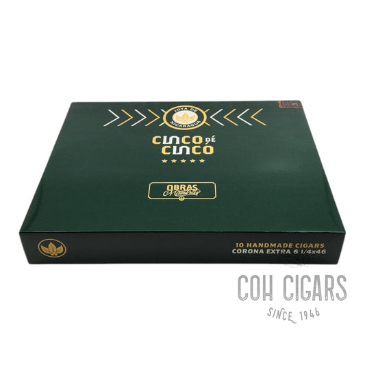 De Nicaragua Cinco De Cinco Obras Maestras Corona Extra | Box 10 | Joya Cigars