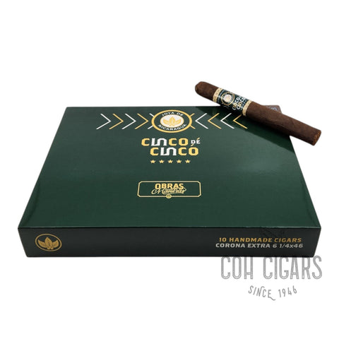 De Nicaragua Cinco De Cinco Obras Maestras Corona Extra | Box 10 | Joya Cigars