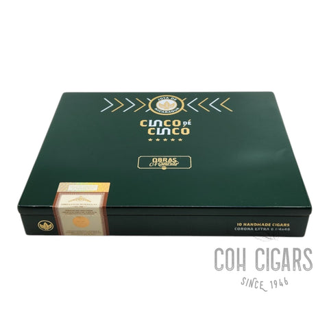 De Nicaragua Cinco De Cinco Obras Maestras Corona Extra | Box 10 | Joya Cigars