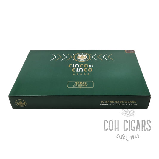 De Nicaragua Cinco de Cinco Robusto Gordo | Box 10 | Joya Cigars
