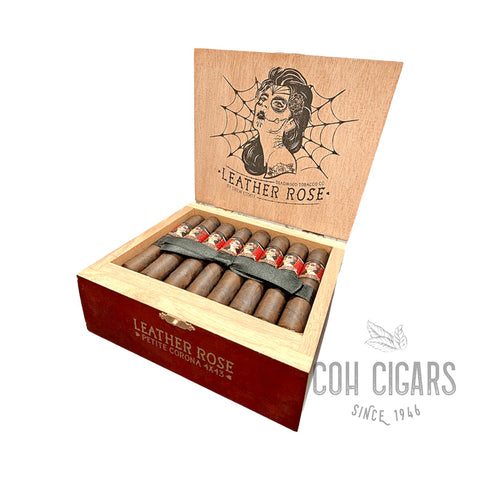 Deadwood Cigars | Leather Rose Petite Corona  | Box 24